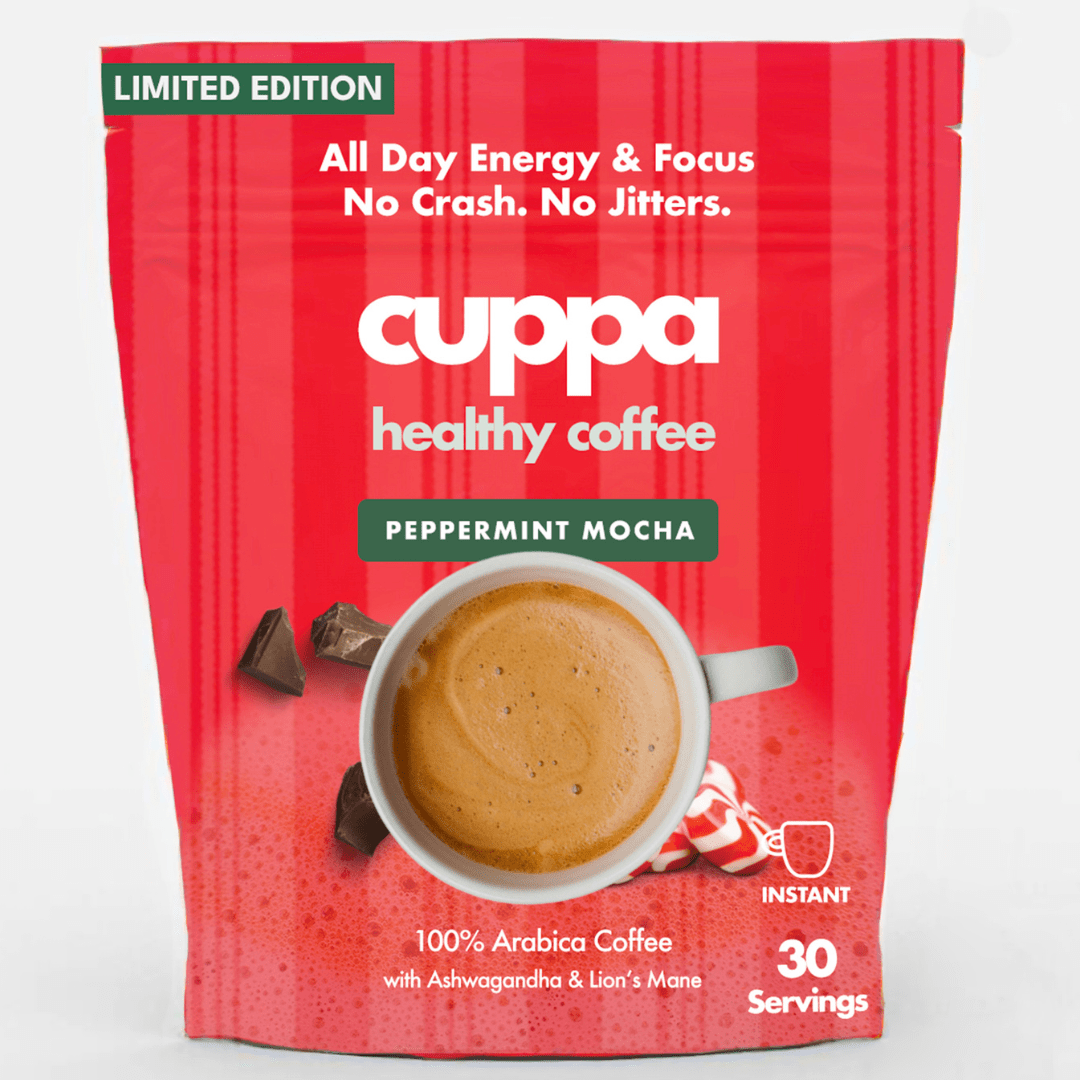 Cuppa Medium Roast Mushroom Coffee 30 Servings